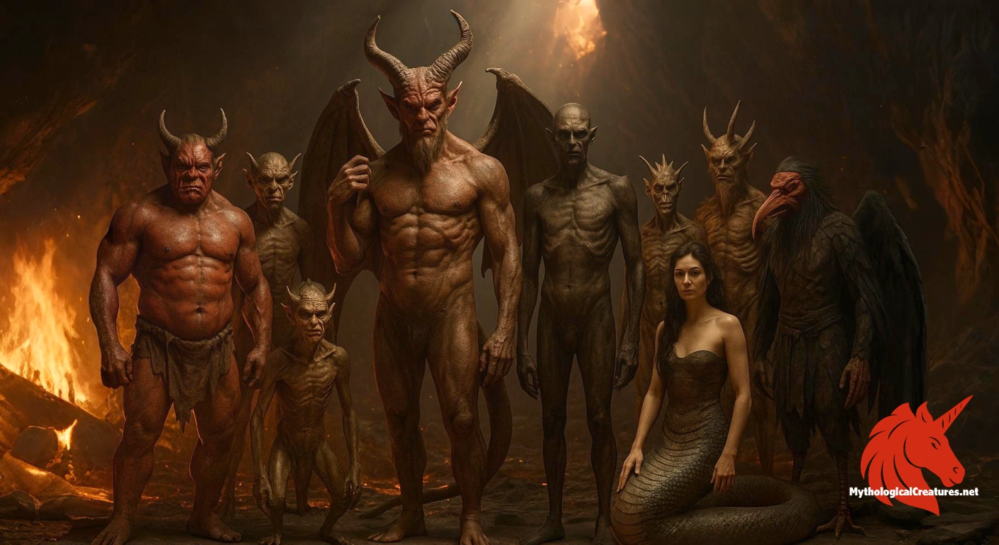 In some traditions. Demons signals a malevolent spirit; in others it can mean a more neutral being or even a tricky force of nature.