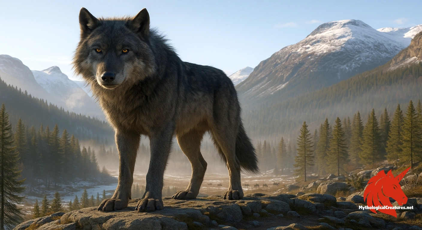 The creature that is Fenrir. The creature that is Fenrir.