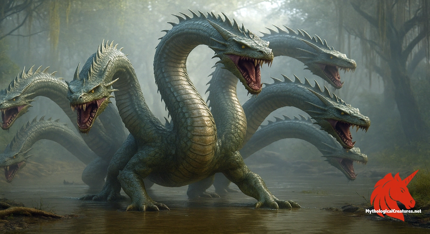 The creature that is the Lernaean Hydra. The creature that is the Lernaean Hydra.