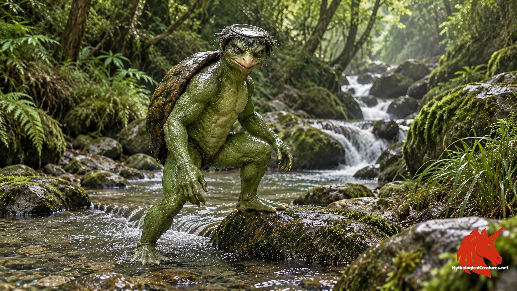 The Kappa, a river dwelling yokai of Japanese folklore.