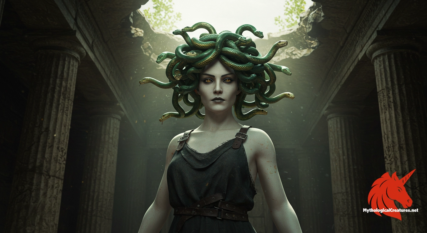 The creature that is Medusa. The creature that is Medusa.