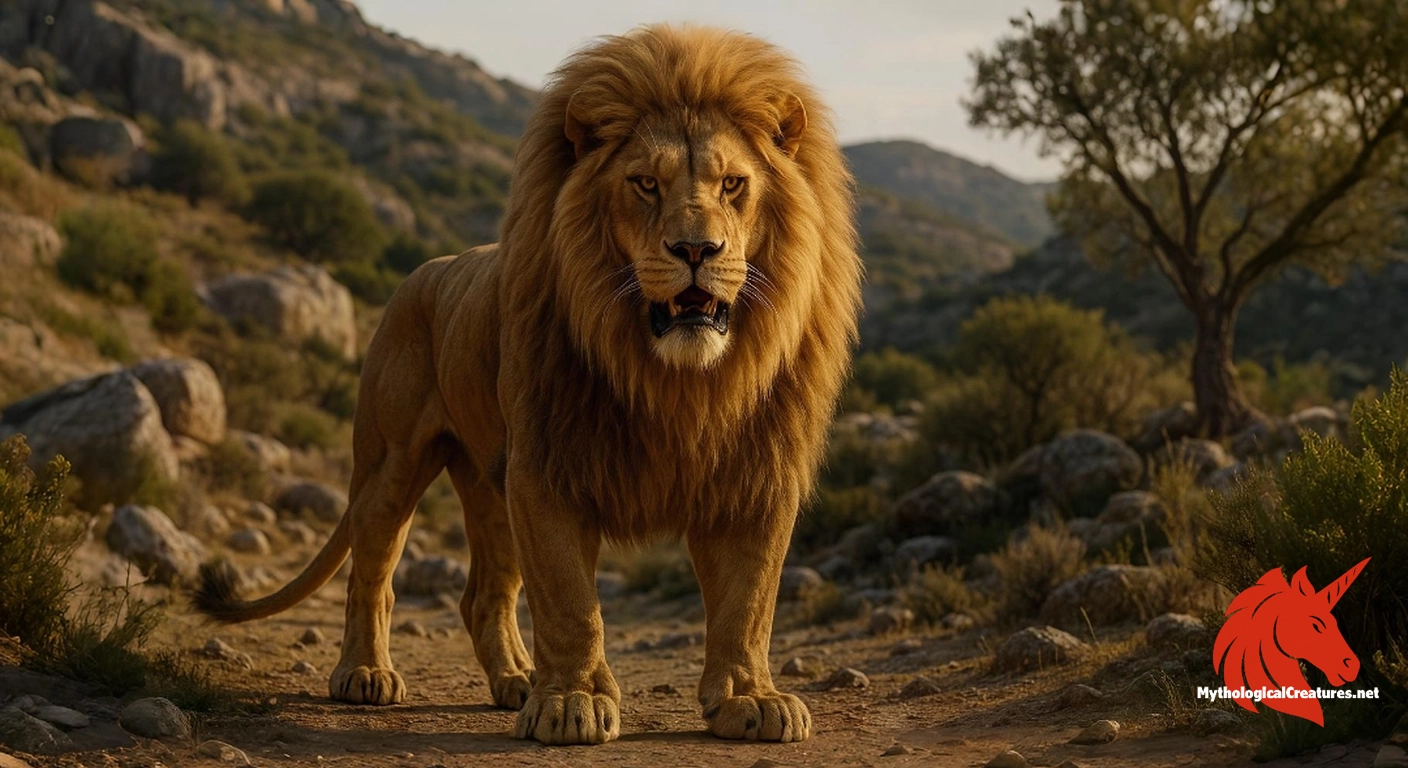 The creature that is the Nemean Lion. The creature that is the Nemean Lion.