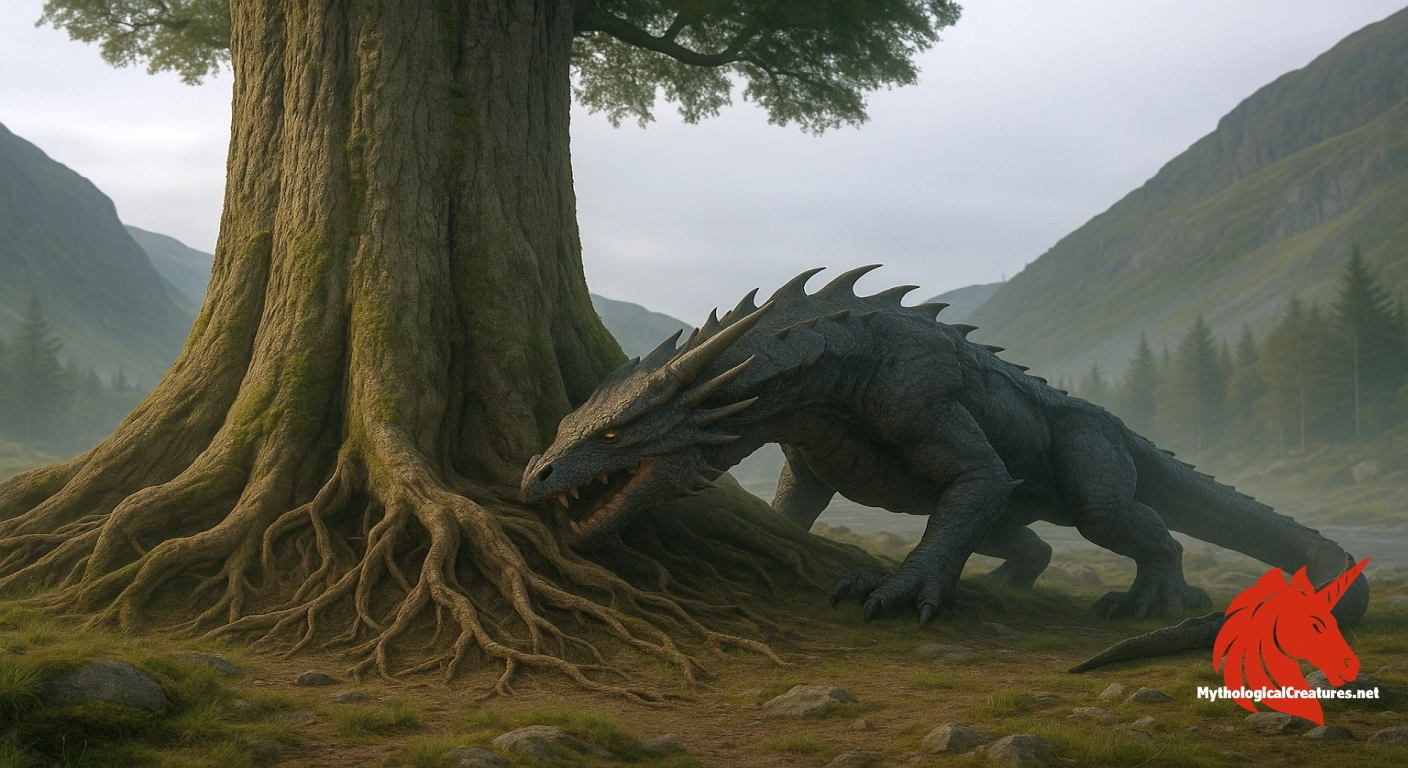 The creature that is Níðhöggr. The creature that is Níðhöggr.