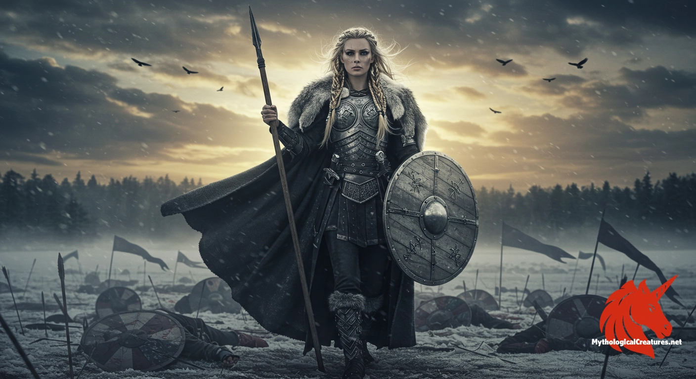 Valkyries are renowned for their dual roles as fierce warriors and divine maidens Valkyries are renowned for their dual roles as fierce warriors and divine maidens
