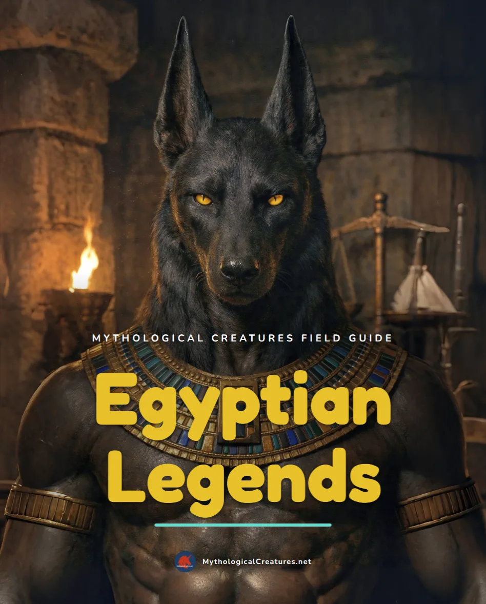 Mythological Creatures Field Guide: Egyptian Legends book cover