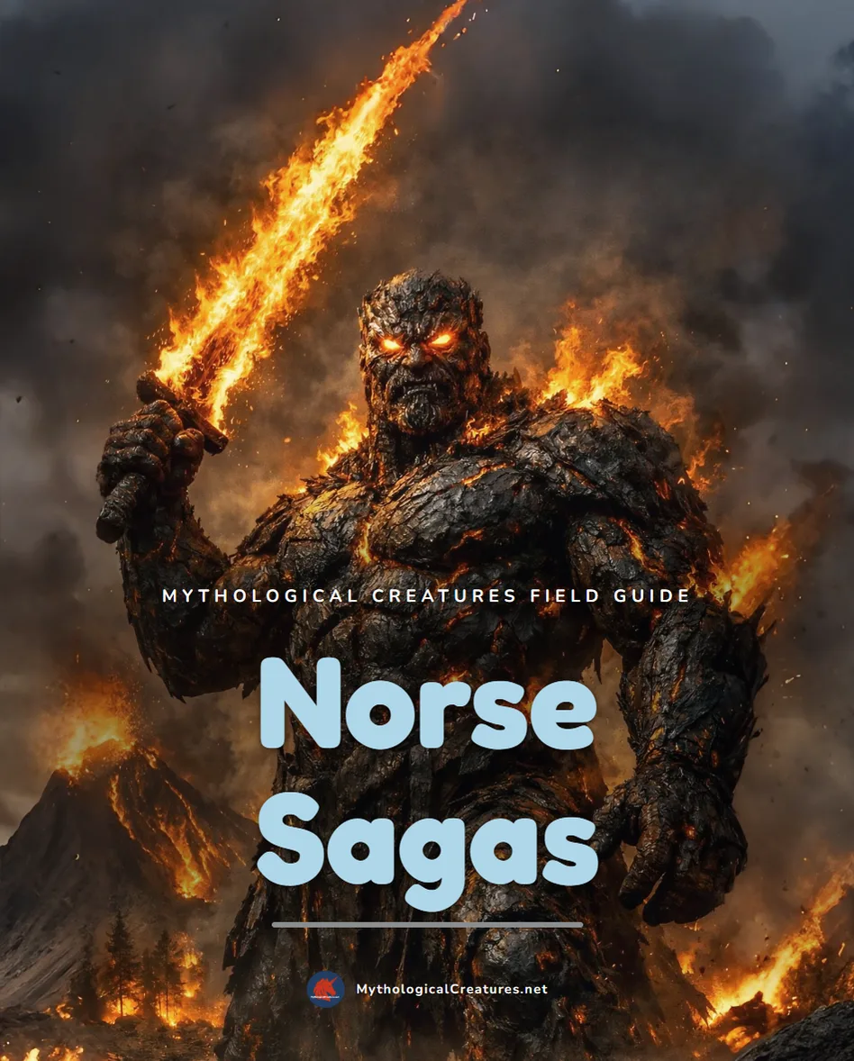Mythological Creatures Field Guide: Norse Sagas book cover