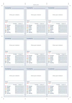 Blank cards preview