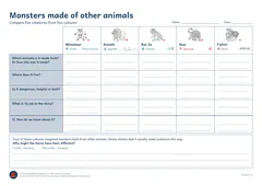 Pupil sheet, blank preview